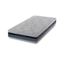 Imagem de Colchão Box Solteiro Molas Ensacadas Siena Special Hellen Colchões cinza/fpreto