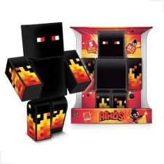 Imagem de Boneco athos 35cm minecraft original articulado gamer skins - ALGAZARR