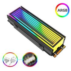 Imagem de Dissipador de Calor SSd M2 Nvme Led Infinito Argb 5v 3pin