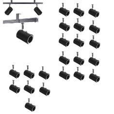 Imagem de Kit 22 Spot Trilho Perfilado Eletro Calha Par20 Bulbo Ol8