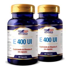 Imagem de Vitamina E 400 Ui Vitgold Kit 2X 60 Cápsulas