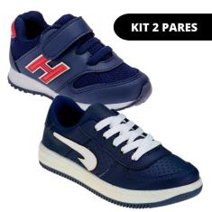 Imagem de Kit 2 Tênis Masculino Infantil Casual de Criança-Masculino