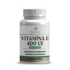 Imagem de Vitamina E Belnut 60 Caps Softgel 750Mg