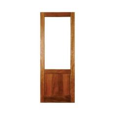 Imagem de Porta de Madeira 01 Almofada p/ Vidro Reta Maciça Cedro Arana Casmavi,