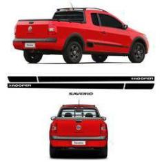 Imagem de Kit Faixa Saveiro Trooper 2010 2011 + Adesivo Traseiro 