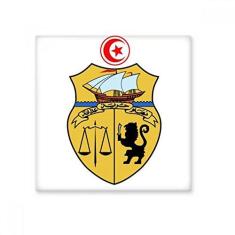 Imagem de Decalque brilhante de ejo de cerâmica com emblema nacional da Ásia da Tunísia