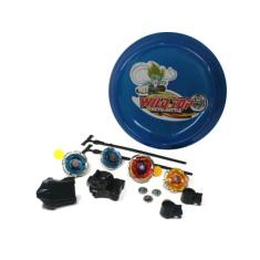 Kit Beyblade Metal 5D Brinquedo 4 Peões Led Toys - Speed Top