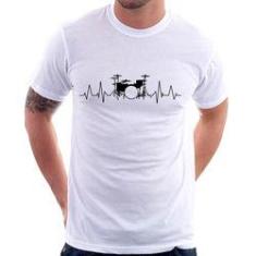 Imagem de Camiseta Bateria Batimentos Cardíacos - Foca Na Moda