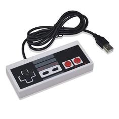 Controle Usb Super Nintendo Snes Para Computador Pc Mac Emulador