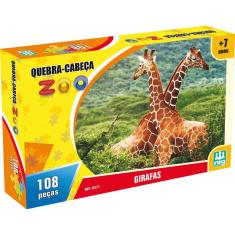 Imagem de Quebra Cabeça Zoo Girafas 108 Peças - Nig Brinquedos