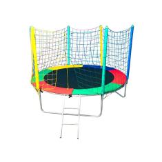 Imagem de CAMA ELÁSTICA PULA PULA 2,44 M Colorida 100% Nacional - Suporta 140 Kg