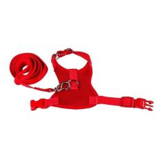 Imagem de Coleira Peitoral Hamster Vermelho P - Tecido Spacer