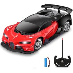 Imagem de Carro de controle remoto para crianças 1/16 escala com luz LED High S