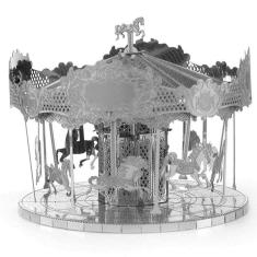 Imagem de Carrossel de quebra-cabeça de metal 3D para adultos e crianças Montagem diy