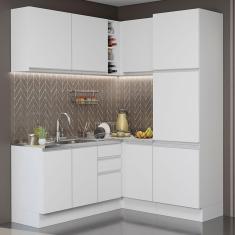 Imagem de Cozinha Completa 329001 Com Armário E Balcão Branco Branco