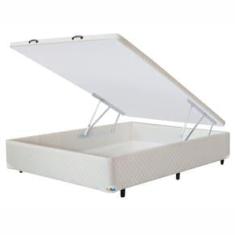 Imagem de Base Box para Colchão de Casal Itaflex Universal com Baú 40,5x138x188 cm - Bege