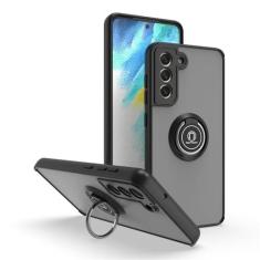 Imagem de Capa de telefone anti-queda fosca com anel magnético para Samsung Galaxy S22 Ultra S21FE S20 S8 S9 S10 Plus Note 20 10 9 8 A03 capa de suporte, preta, para Samsung Note 9