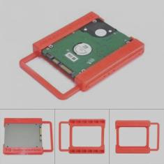 Imagem de Adaptador vermelho Gabinete 3.5 para 2.5 Polegadas Sata ssd