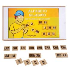 Imagem de Brinquedos Educativos - Alfabeto Silábico 354 Peças