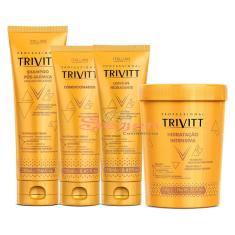 Imagem de Kit Manutenção Com Leave In + Hidratação 1Kg Trivitt - Profissional