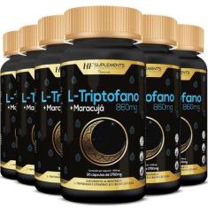 Imagem de 6X L-Triptofano Com Maracuja 860Mg 30Caps Hf Suplements