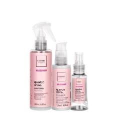 Imagem de Kit Cadiveu Professional Quartzo Shine Fluído Balm e Óleo (3 produtos)