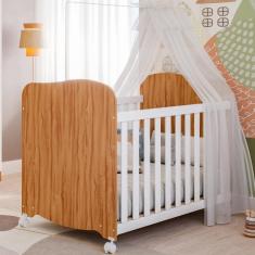 Imagem de Berço Infantil Americano 100% MDF Uli Móveis Peroba