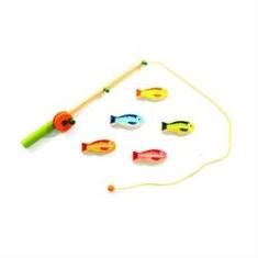 Imagem de Kit Pescaria De Madeira Newart Brinquedo Educativo