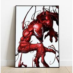 Imagem de Quadro decorativo Poster A4 Carnificina Supervilão Marvel Comic