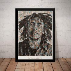 Imagem de Quadro Decorativo Bob Marley Reggae Music Tamanho Grande