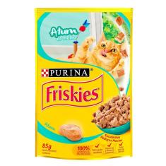 Imagem de Ração Úmida Nestlé Purina Friskies Atum ao Molho para Gatos Adultos - 85 g