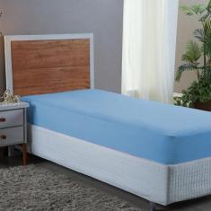 Imagem de Lençol De Cama Solteiro 400 Fios Beliche Micro Percal Com Elástico - D