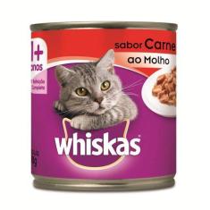Imagem de Ração Úmida Whiskas Para Gatos Adultos Carne Ao Molho 290G