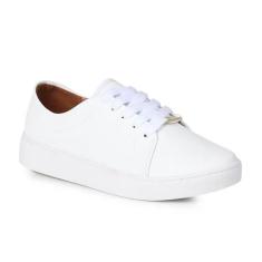 Imagem de Tênis Casual Feminino Vizzano 1214.205 Branco/Napa I 33-Feminino