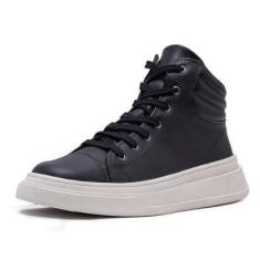 Imagem de Tênis Casual Cano Alto Avalon Garry Couro Masculino-Masculino