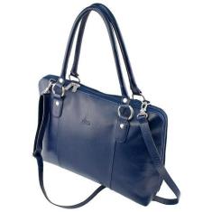 Imagem de Bolsa Feminina JASMIM em Couro Galvani, Azul