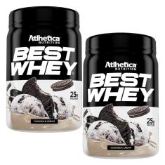 Imagem de Kit 2X Best Whey - 450G Cookies&Cream - Atlhetica Nutrition