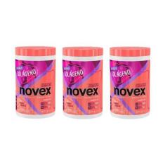 Imagem de Creme De Tratamento Novex 400G Infusao De Colageno - 3Un