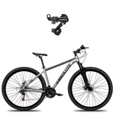 Imagem de Bicicleta Absolute Nero 5 Aro 29 21 Vel Câmbio Traseiro Shimano, Cinza