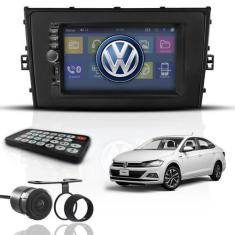 Imagem de Kit Central Multimídia Mp5 2 Din Bt Espelha Dvd Vw Virtus - First Opti