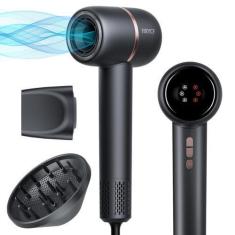 Imagem de Secador de cabelo HRYCF Ionic 160000RPM 500M Negative Ions Black