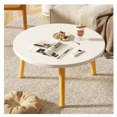 Imagem de Mesa de bar alta mesa de bistrô redonda moderna mesa de jantar de madeira maciça branca pequena mesa de cozinha estilo nórdico mesa de reunião de escritório mesa de centro de lazer