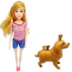 Imagem de Charmosa Pequena De Pelúcia Com Cachorrinho Ideal Para Presente Com Ga