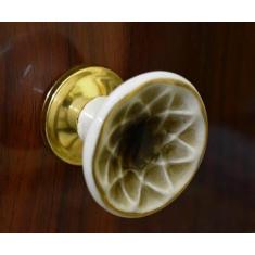 Imagem de ARTISNO Puxadores de cerâmica puxadores de gaveta de armário de cozinha maçanetas de ferragens puxadores feitos à mão maçanetas de armário maçanetas de porta de cerâmica.