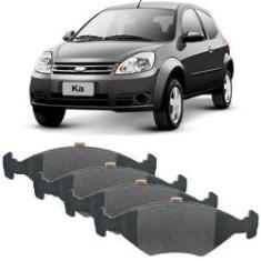 Imagem de Kit Pastilha Freio Ford Ka 97 a 2009 Dianteira Teves Cobreq