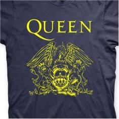 Imagem de Camiseta Queen Marinho e  em Silk 100% Algodão