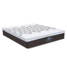 Imagem de Colchão Box Casal Queen Size 158cm Molas Ensacadas Soft Pillow New York Marrom - Gazin
