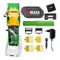 Imagem de Maquina De Cortar Cabelo Wmark Ng308 + Base Transparente NG308