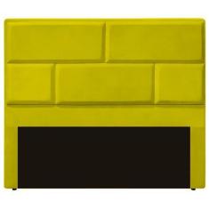 Imagem de Cabeceira Casal King Size Estofada Para Cama Box Jade Veludo - Bem Ryl