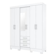 Imagem de Guarda Roupa Solteiro B23 Branco - Briz Móveis